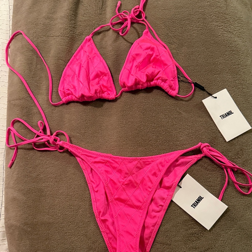 Triangl Bright Pink Swimwear